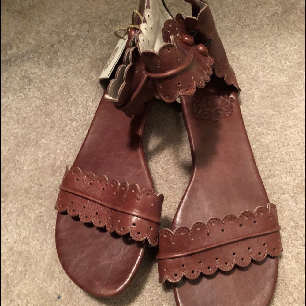 Elf handmade sandals new with tags